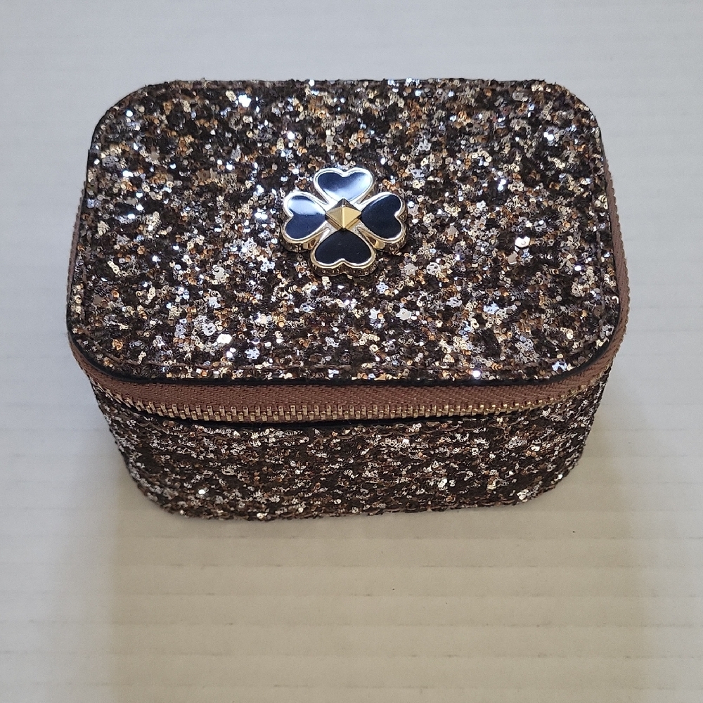 NWT Kate Spade Odette Glitter‎ Jewelry Holder Rock Glitter